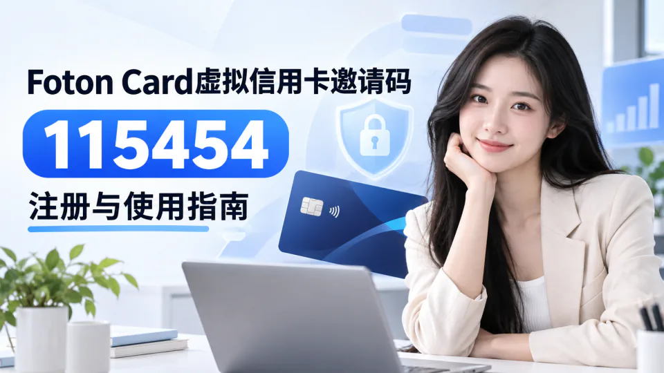 Foton Card虚拟信用卡邀请码（115454）怎么填？注册、开卡与使用指南