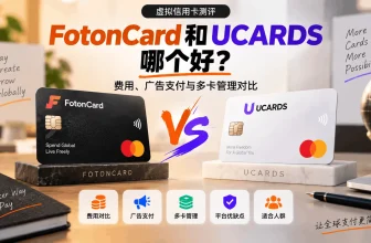 FotonCard和UCARDS哪个好？费用、广告支付与多卡管理对比