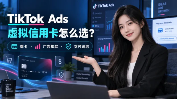 TikTok Ads虚拟信用卡怎么选？绑卡失败、广告扣款与支付避坑指南