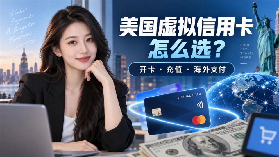 美国虚拟信用卡怎么选？美国虚拟卡开卡、充值与海外支付指南