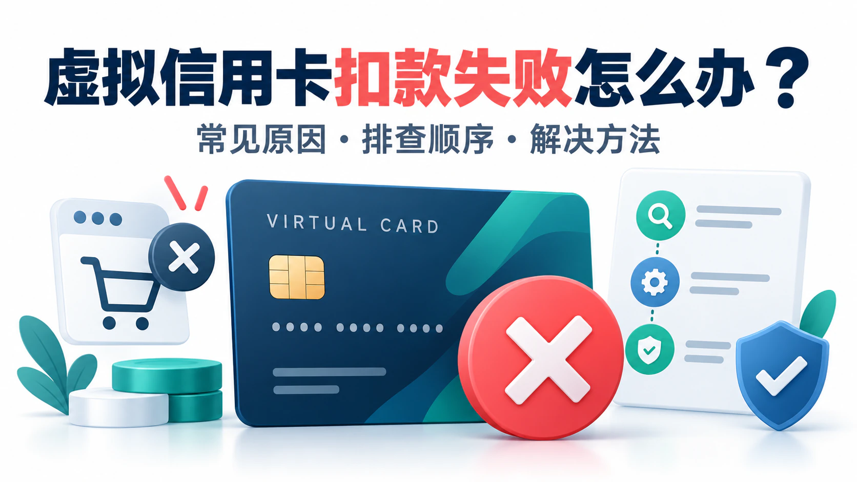 虚拟信用卡扣款失败怎么办？常见原因、排查顺序与解决方法