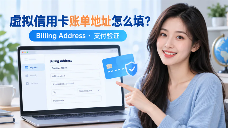 虚拟信用卡账单地址怎么填？Billing Address与支付验证说明