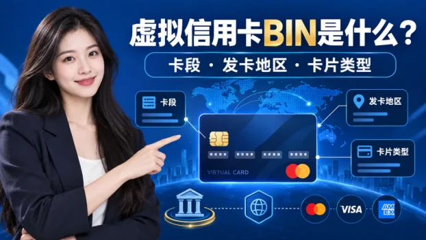 虚拟信用卡BIN是什么？怎么看卡段、发卡地区与卡片类型