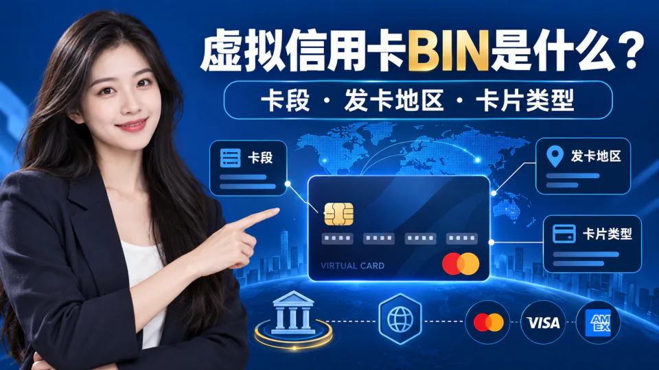 虚拟信用卡BIN是什么？怎么看卡段、发卡地区与卡片类型