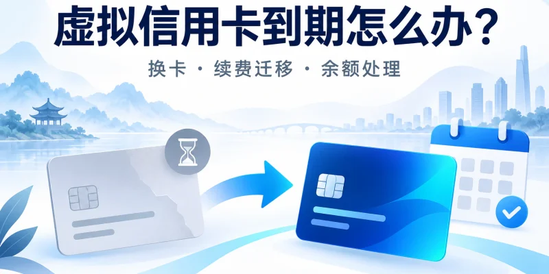 虚拟信用卡到期怎么办？换卡、续费迁移与余额处理指南